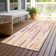 Machine Washable Indoor/Outdoor Christain ACN1318 Pink Rug