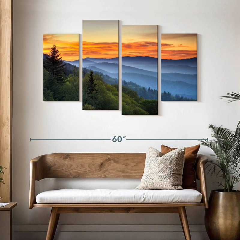 Alvord Oconaluftee Valley Overlook, 32" H x 52" W