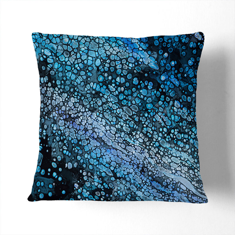 Abstract Square Throw Cushion, 55cm H x 55cm W x 20cm D