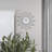 Metal Starburst Decorative Wall Clock with Crystal Accents-1655483747