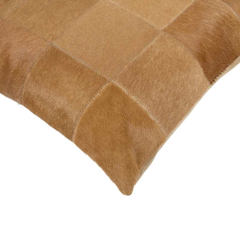 Reversible Throw Pillow, Tan