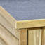 Garden Tool Shed 123x50x171 cm Impregnated Pinewood