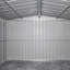 Globel 10 X 6 Apex Grey Metal Shed-120901527