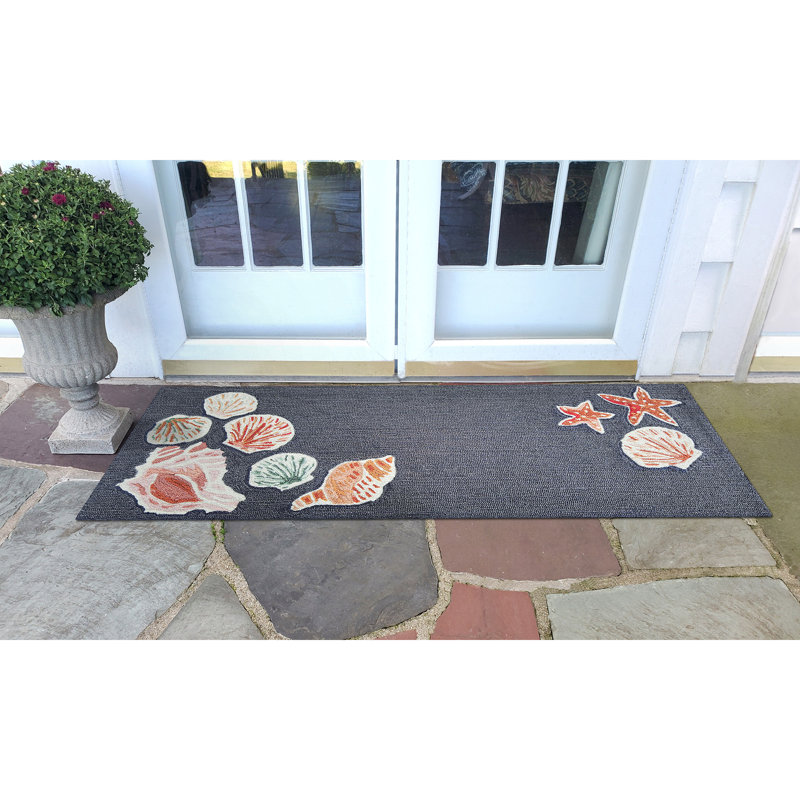 Fernando Kitchen Mat, Rectangle 24" W x 60" L, Brown/Red