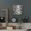 Art mural luxueux en métal «Endless Circles Back» par Wild Apple, 12 po x 12 po-1527038037