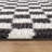 Block Pattern Shag Rug – Anthracite Dark Gray – Medium Pile, Durable & Easy To Maintain-1420581137