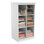 Unité de rangement modulaire à 12 tablettes l 21,38 po