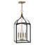 Jeremie 4 - Light Lantern Rectangle Pendant-1950378476