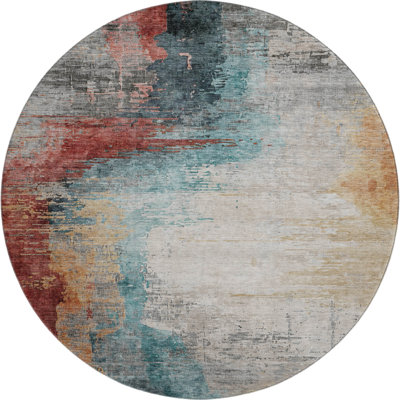 Premium Machine Washable Mayfield AMF2041 Abstract Rug