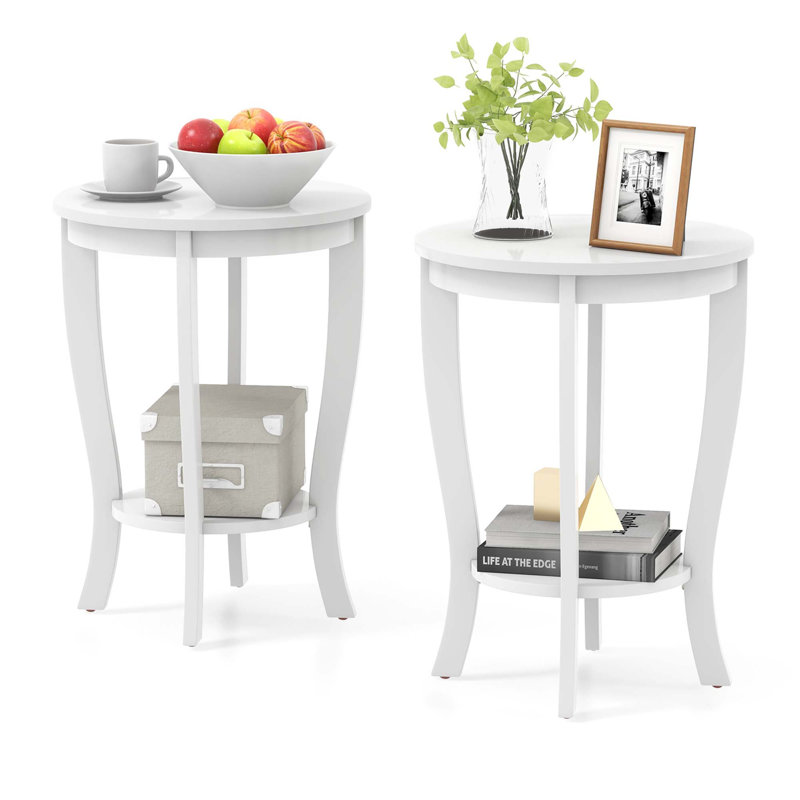 Lashawanda End Table Set, White