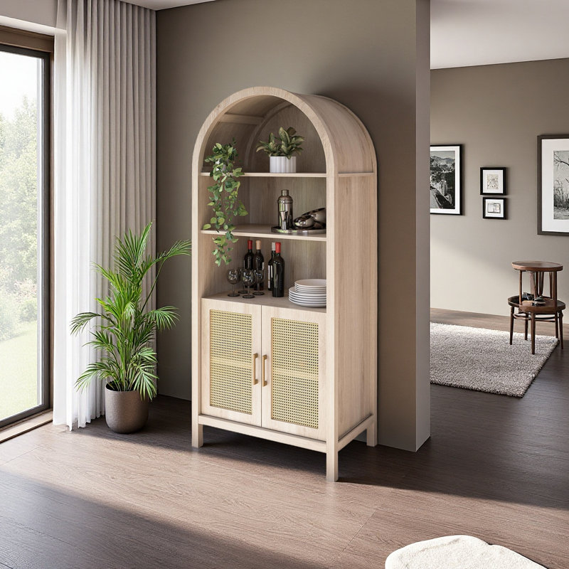 Armoire de rangement arquée