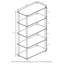 Heslin 23.58'' W Manufactured Wood Shelving Unit-2086682596