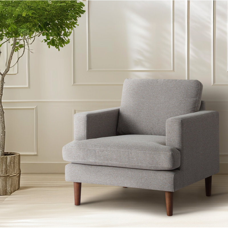 Fauteuil Laguna, Tissu performance natté champignon