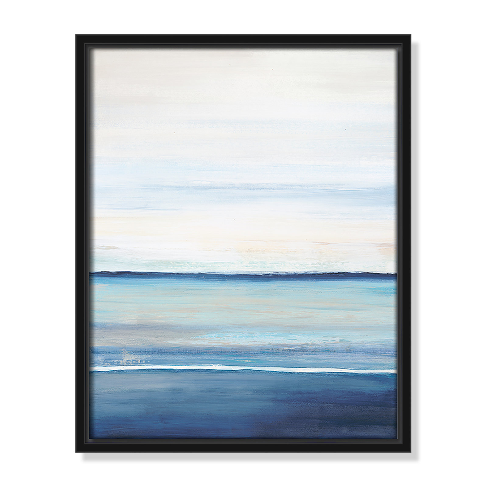 Emmit "Distant Whispers" Print by Filippo Ioco, Black Framed Canvas, 15.5" H x 12.5" W x 2" D