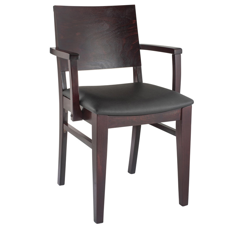 Chaise de salle à manger en bois massif Gilstrap