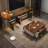 Modern style TV stand with coffee table