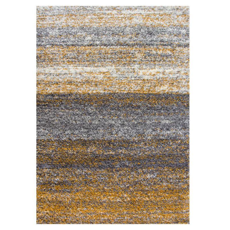 Hartung Machine Woven Ochre Indoor Rug, Rectangle 200 x 290cm
