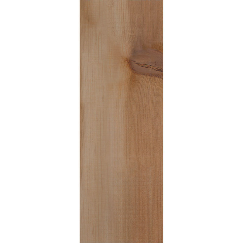 Corbeille Newport avec contre-plaque, H 16 po x l 5,5 po x P 12 po, Cèdre rouge, Lisse