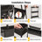 Slim Storage Cart 4 Tier, Storage Organizer Rolling Utility/ Mobile Shelving Unit Slide Out Storage Cart-1586227191