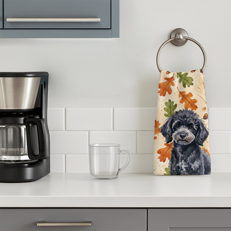 Serviette de cuisine Toy, Toy Black Poodle