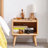 Pure Solid Wood Bedside Cabinet, Modern Simple Nightstand, Storage Cabinet-1587787584