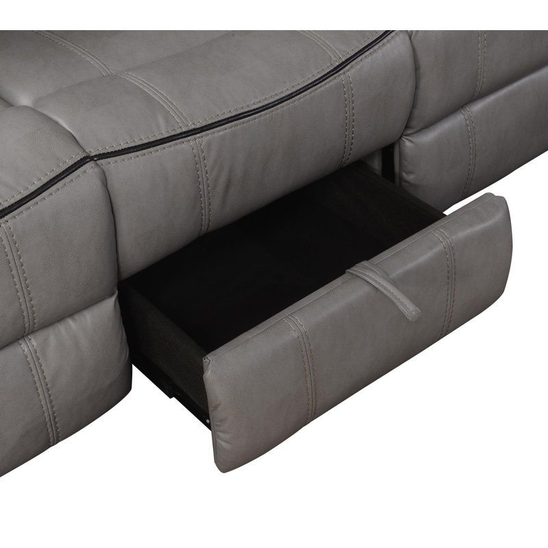 Mendivil Upholstered Home Theater Seating with Cup Holder