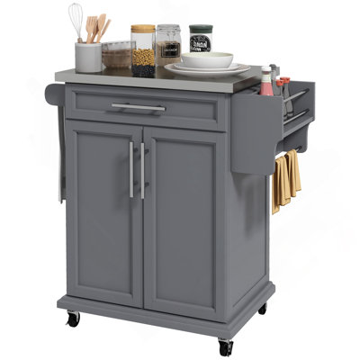 Versatile Mobile Kitchen Island With Abundant Storage And Stylish Design