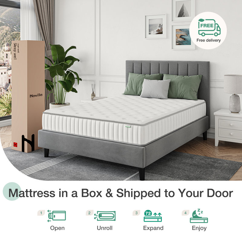 Emberlynn  Memory Foam Pocket Sprung Mattress, Kingsize (5')