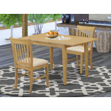 Valletta - Person Solid Wood Solid Wood Top Four Leg Dining Set