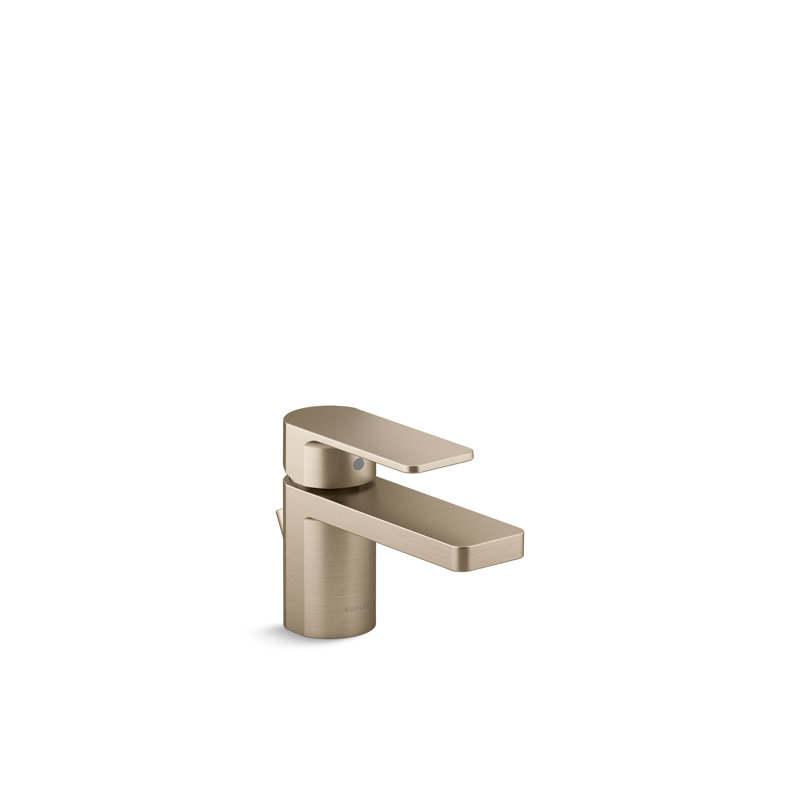 Parallel Single-Handle Bathroom Sink Faucet 0.5 Gpm, Brushed Bronze