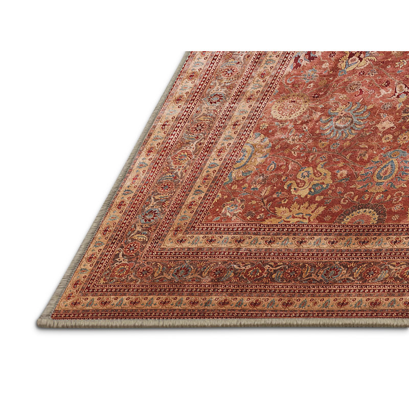 Tapis marocain tissé à la machine Latria, Rectangle 2 pi x 4 pi