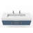 Nile 60" Wall-Mounted Single Bathroom Vanity Set-82347393-61447975-61447973
