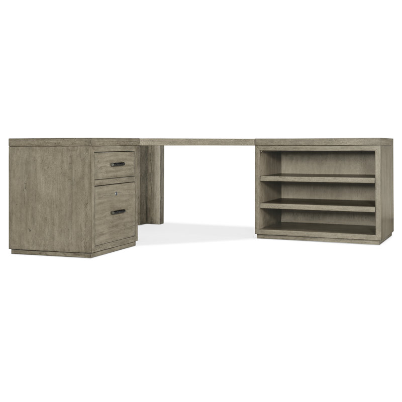 Bureau en coin avec classeur et classeur Linville Falls