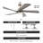 5-Blade Transitional Modern Solid Wood LED Ceiling Fan with Dimmable Light and Remote-1410410418-1410410417