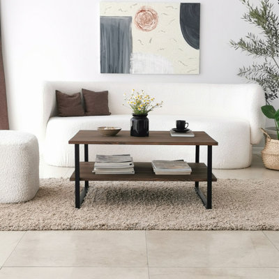 Jecory Sled Coffee Table with Storage