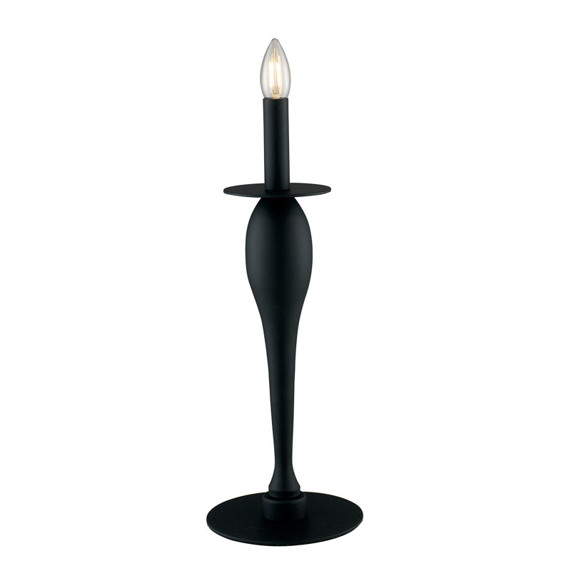 Ferndale Metal Torchiere Lamp, Black