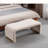Dant Boucle Fabric Upholstered Bench Ottoman-1031431578