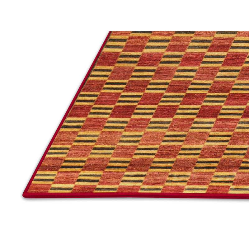 Abstract Indoor Rug, Rectangle 3' x 5'
