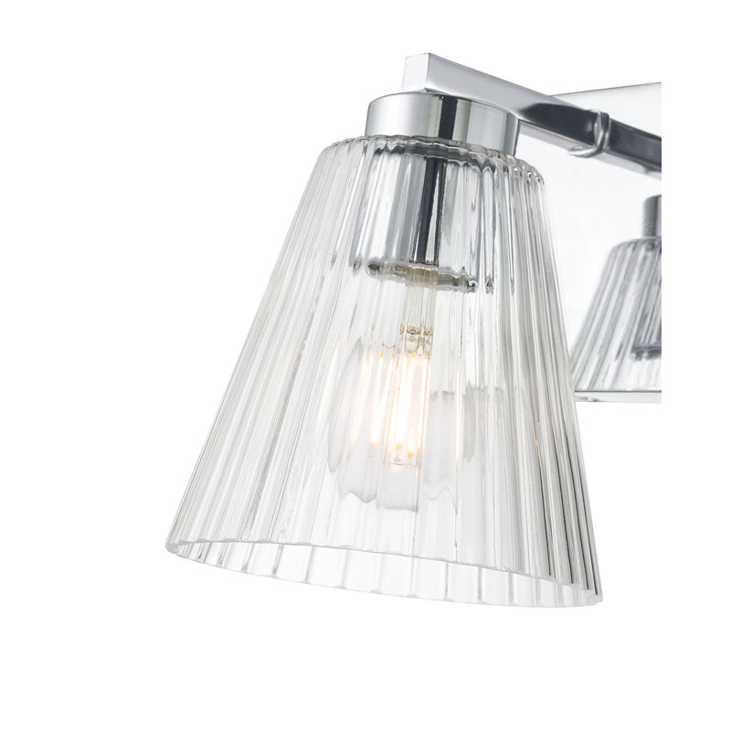 Riville 7.5" High 1-Light Wall Sconce, Chrome