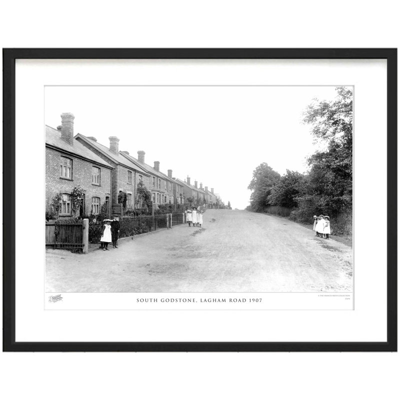 South Godstone, Lagham Road 1907 by Francis Frith - Single Picture Frame Print, 28cm H x 36cm W x 2.3cm D