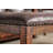 Riley Faux Leather Upholstered Bench
