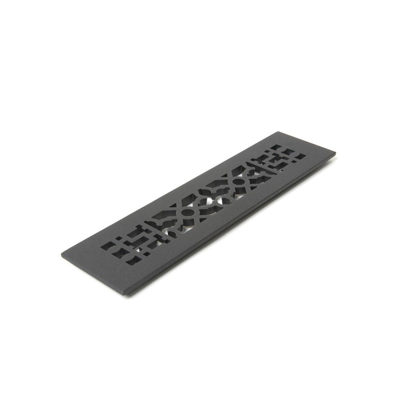 Grille en aluminium Regrol, Noir, 4 po x 10 po