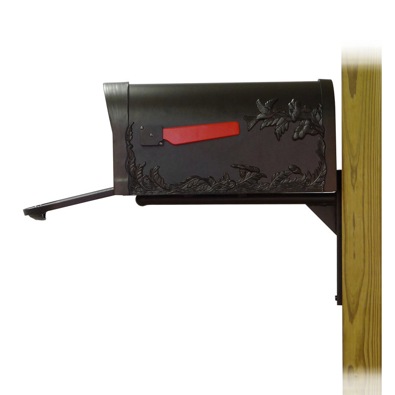 Hummingbird Aluminum Post Mounted Post Box