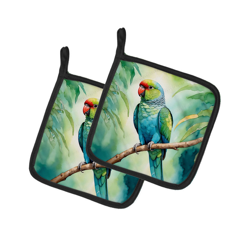 Paire de porte-casseroles African Ringneck