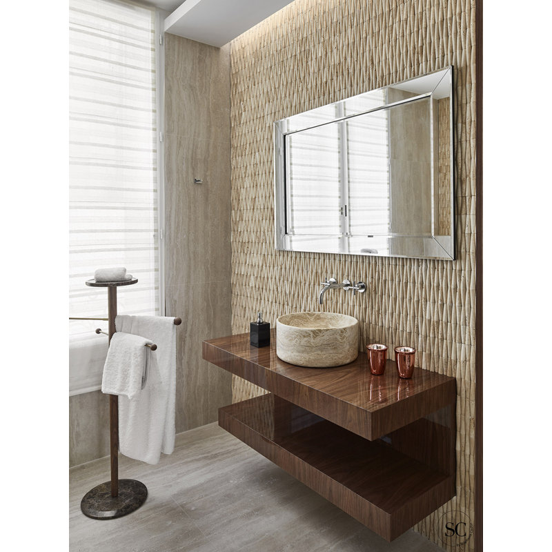Toallero Towel Stand, Walnut