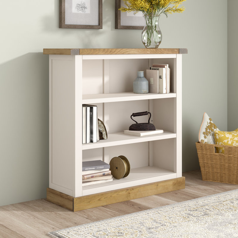 Ancram 90cm H x 90cm W Standard Bookcase, Natural