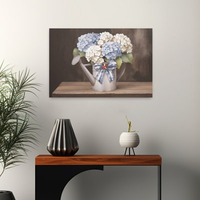Summer Celebrations Rustic Contemporary Hydrangea Art