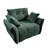 Ergonomic Single Seater Sofa With Throw Pillows