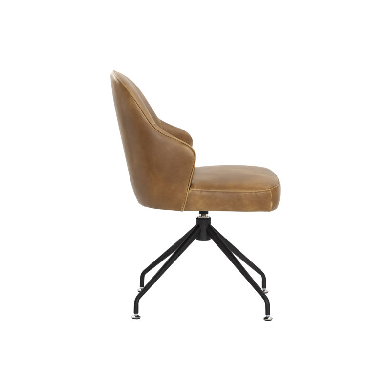 Bretta Upholstered Dining Chair, Brown