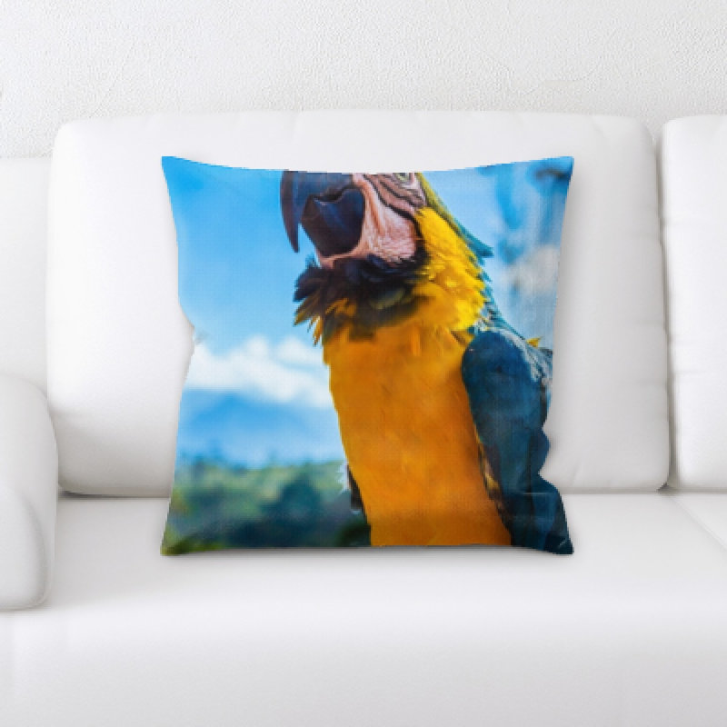 Microsuede Throw Pillow
